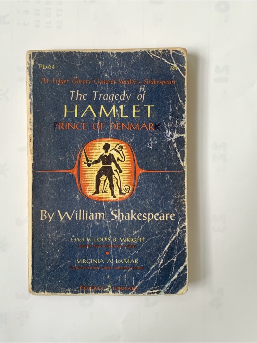Vintage The Tragedy of Hamlet by William Shakespeare paperback book 1960